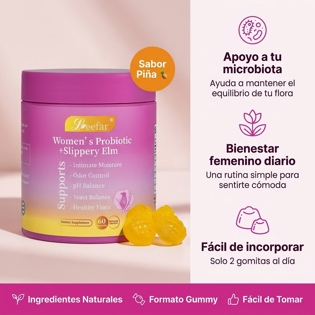 Probióticos en gomitas de piña 🍍