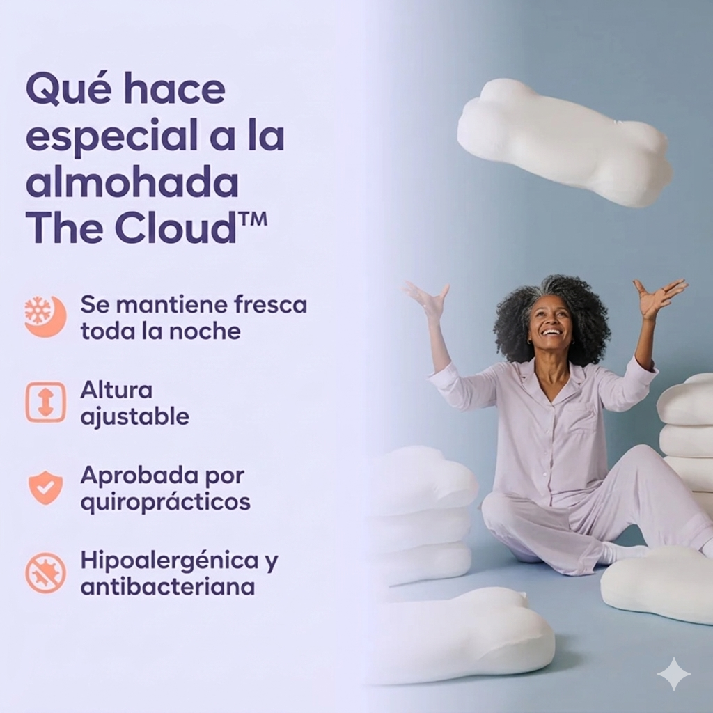 Almohada CloudAlign™ - Elimina tus Dolores de Espalda y Cuello al Dormir