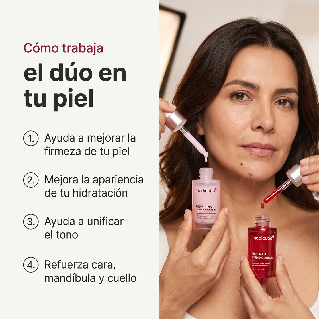Dúo Reafirmante Medicube - El secreto de las clínicas.