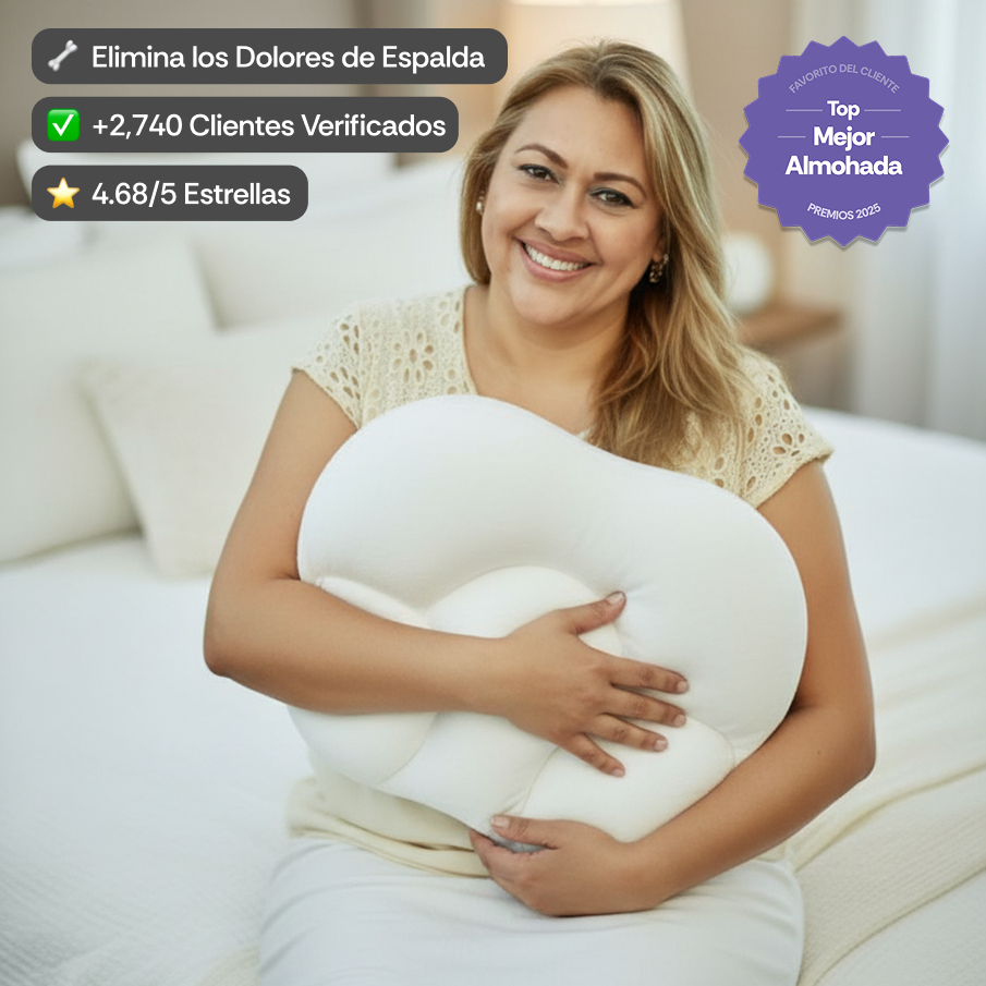 Almohada CloudAlign™ - Elimina tus Dolores de Espalda y Cuello al Dormir